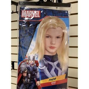 Marvel Avengers Thor Wig - Costume Accessory Blonde Wig - Kids One Size NEW